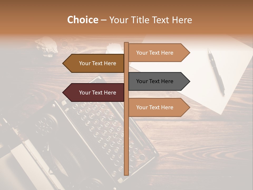 Phone Work Rusty PowerPoint Template