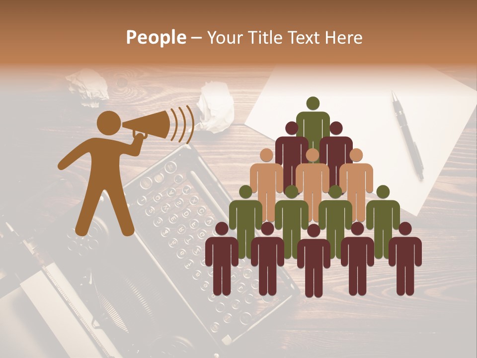 Phone Work Rusty PowerPoint Template