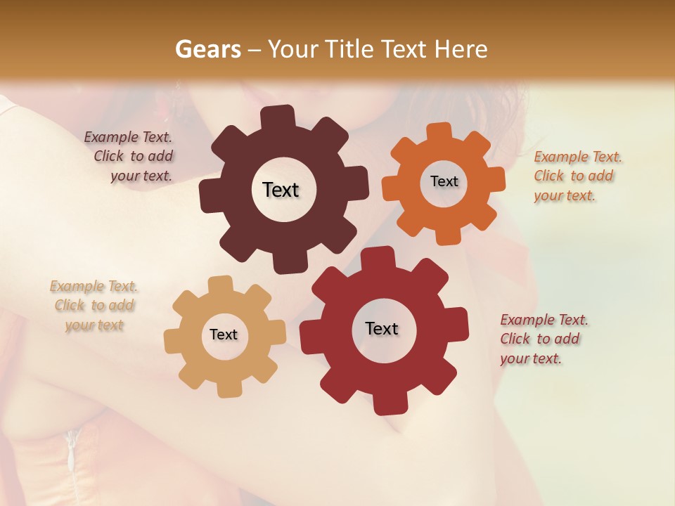 Holiday Portrait Date PowerPoint Template