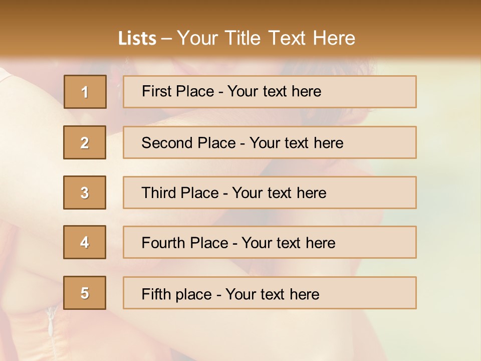 Holiday Portrait Date PowerPoint Template