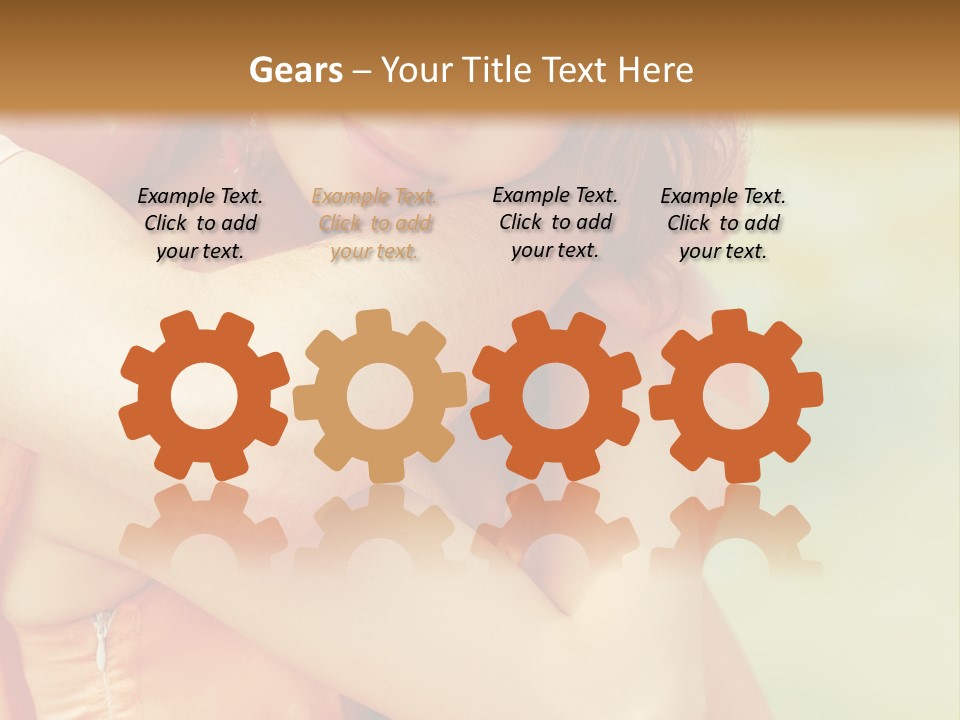 Holiday Portrait Date PowerPoint Template