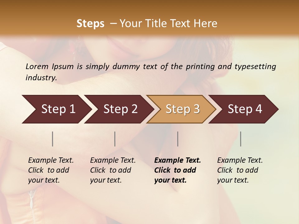 Holiday Portrait Date PowerPoint Template