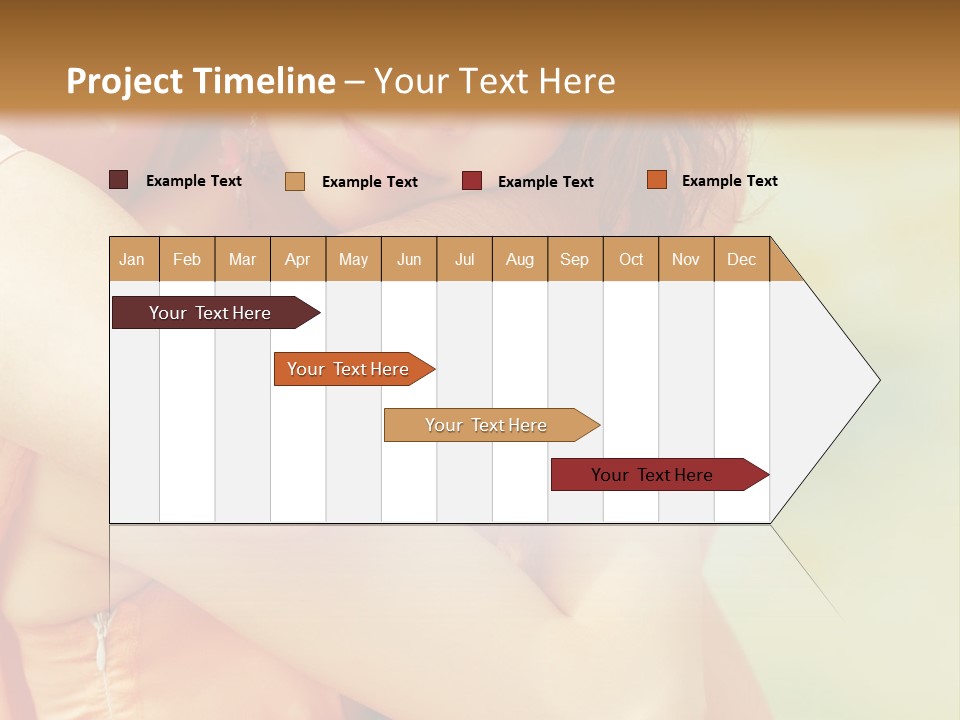 Holiday Portrait Date PowerPoint Template