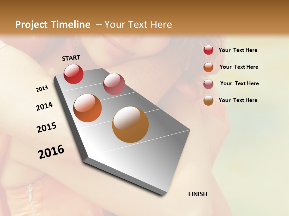 Holiday Portrait Date PowerPoint Template