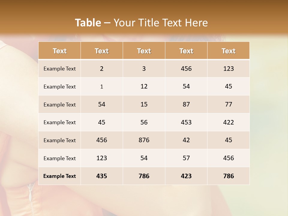 Holiday Portrait Date PowerPoint Template