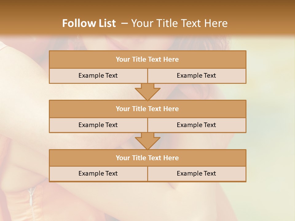 Holiday Portrait Date PowerPoint Template