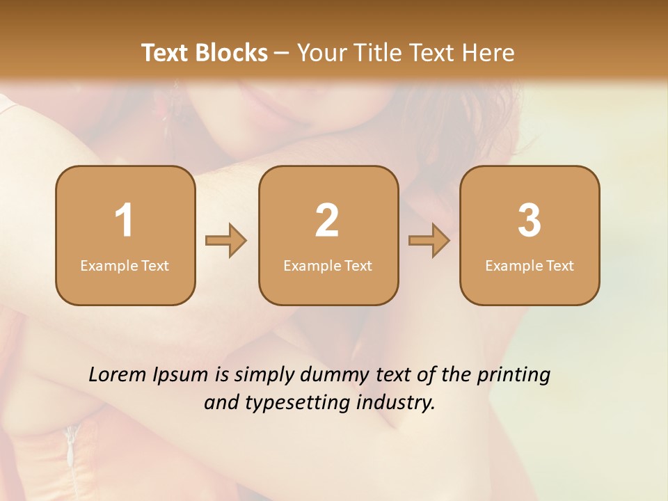 Holiday Portrait Date PowerPoint Template