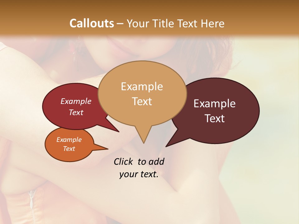 Holiday Portrait Date PowerPoint Template