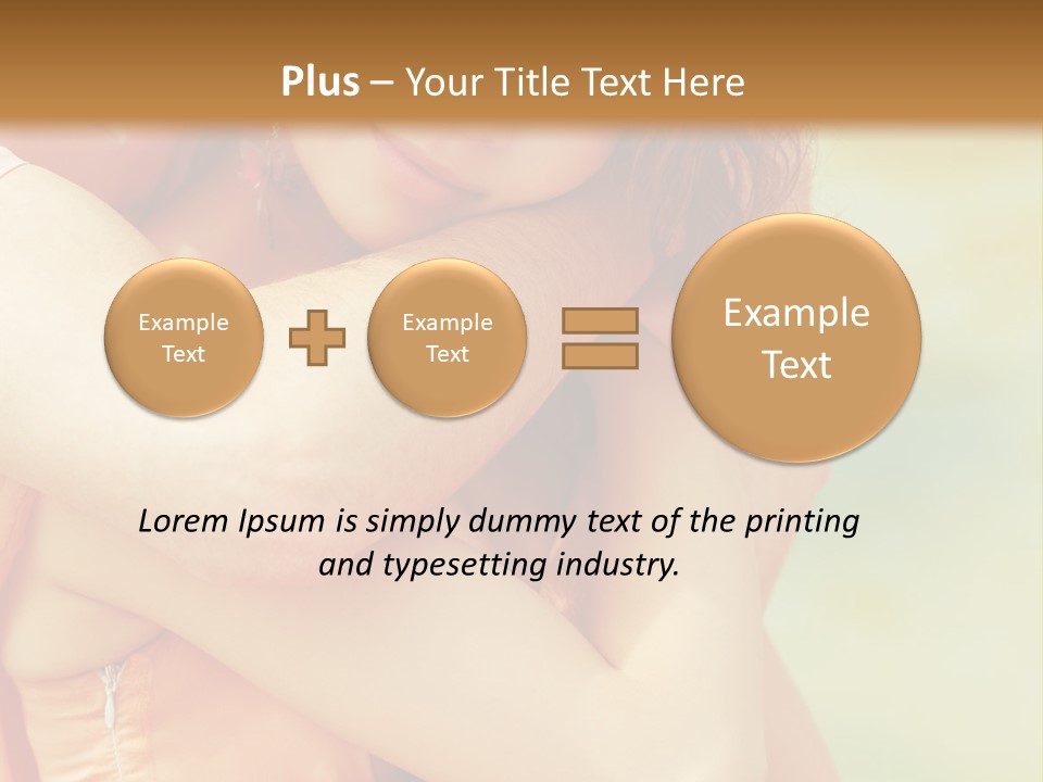 Holiday Portrait Date PowerPoint Template