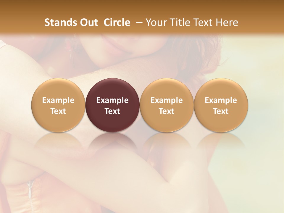 Holiday Portrait Date PowerPoint Template