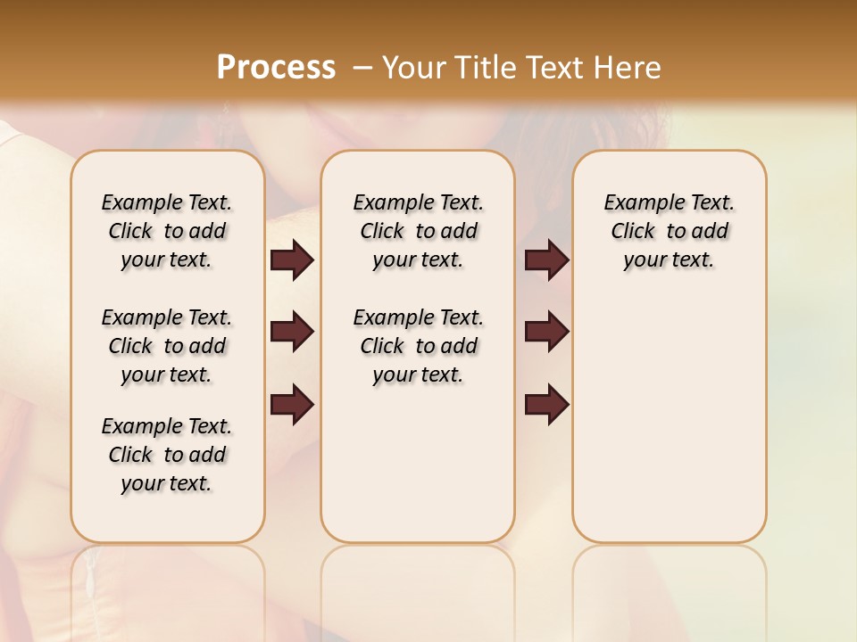 Holiday Portrait Date PowerPoint Template