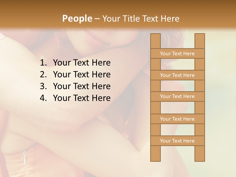 Holiday Portrait Date PowerPoint Template