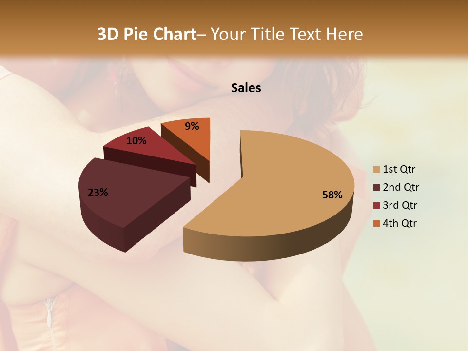 Holiday Portrait Date PowerPoint Template