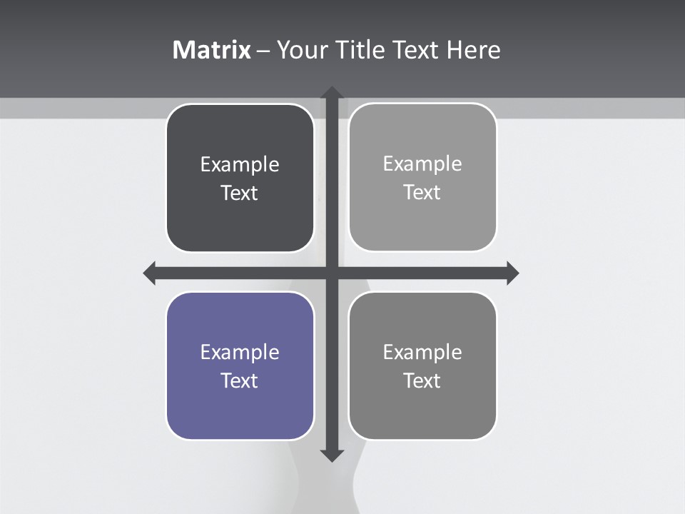 Caucasian Danger Sitting PowerPoint Template