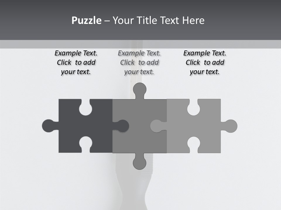 Caucasian Danger Sitting PowerPoint Template