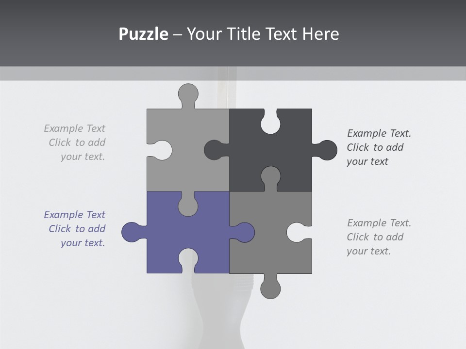 Caucasian Danger Sitting PowerPoint Template