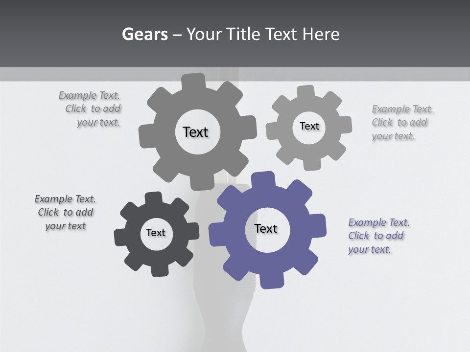 Caucasian Danger Sitting PowerPoint Template