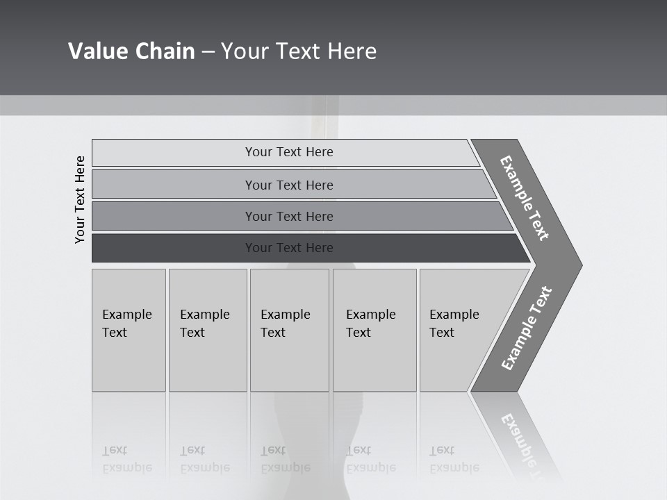 Caucasian Danger Sitting PowerPoint Template