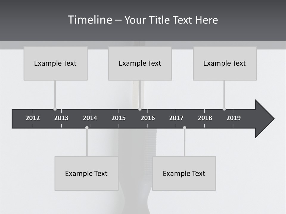 Caucasian Danger Sitting PowerPoint Template