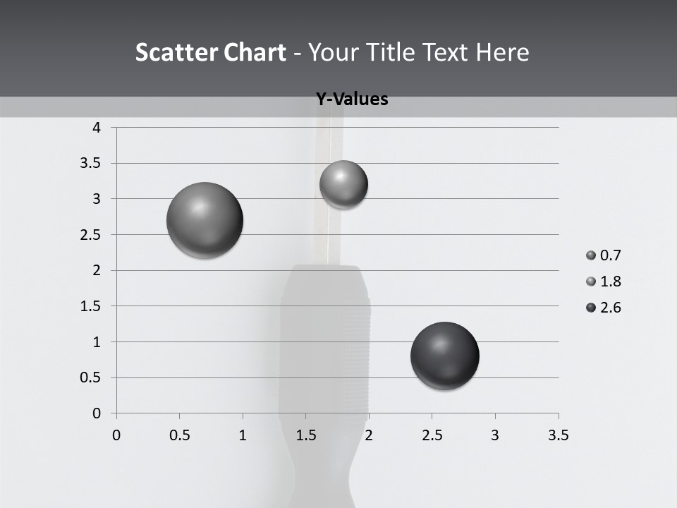 Caucasian Danger Sitting PowerPoint Template