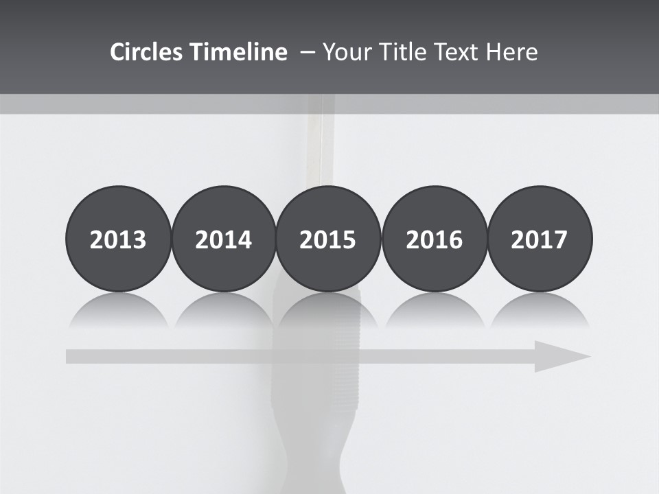 Caucasian Danger Sitting PowerPoint Template