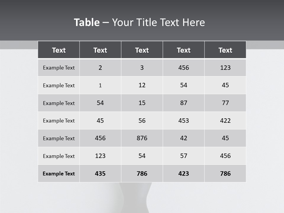 Caucasian Danger Sitting PowerPoint Template