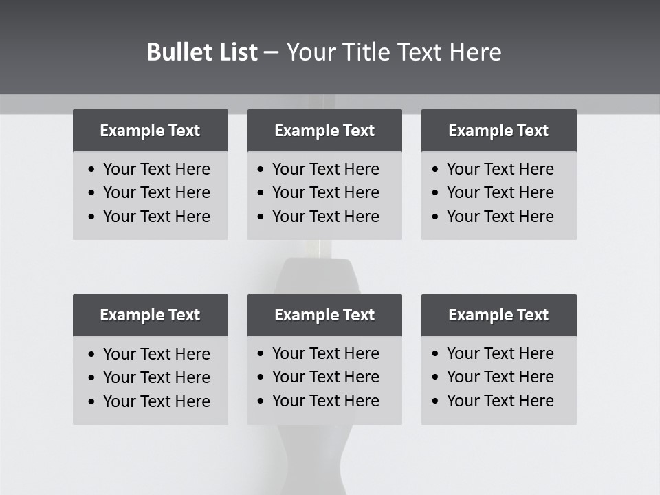 Caucasian Danger Sitting PowerPoint Template