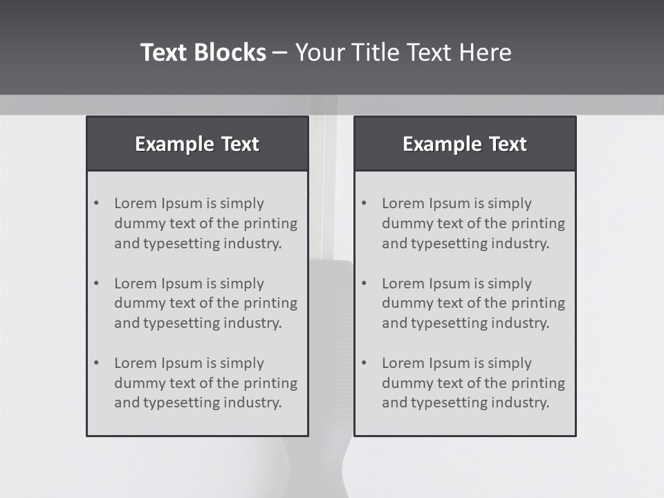 Caucasian Danger Sitting PowerPoint Template
