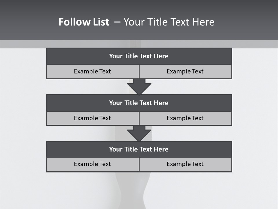 Caucasian Danger Sitting PowerPoint Template