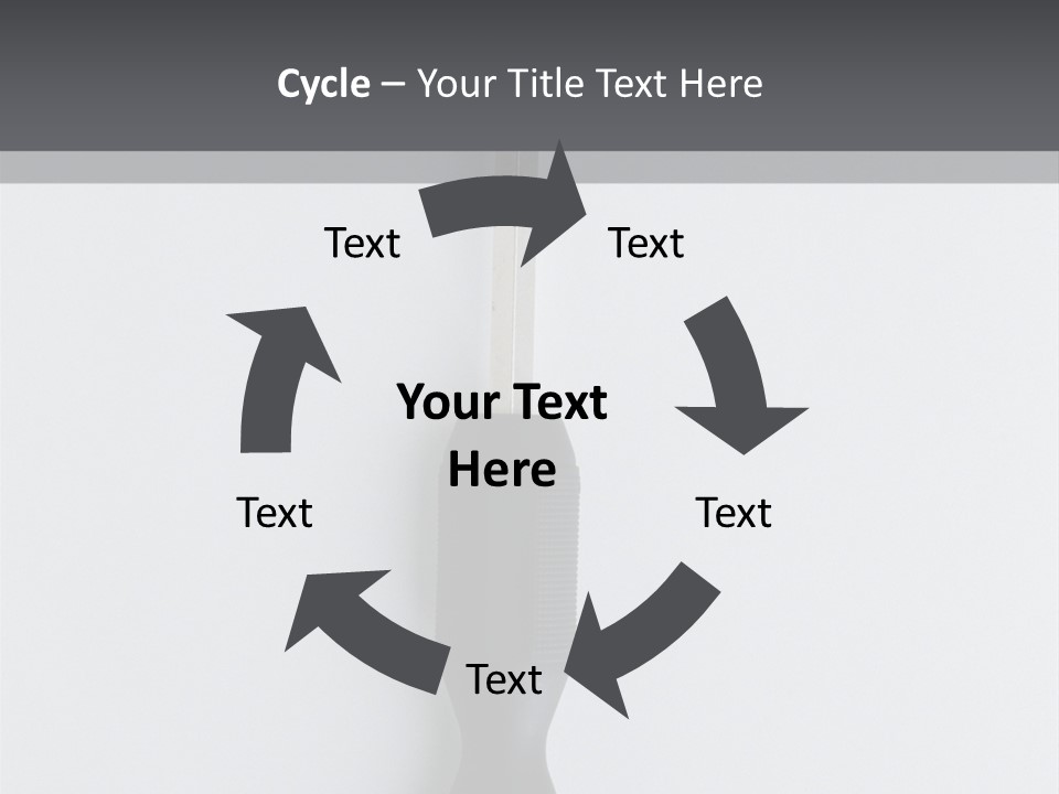 Caucasian Danger Sitting PowerPoint Template