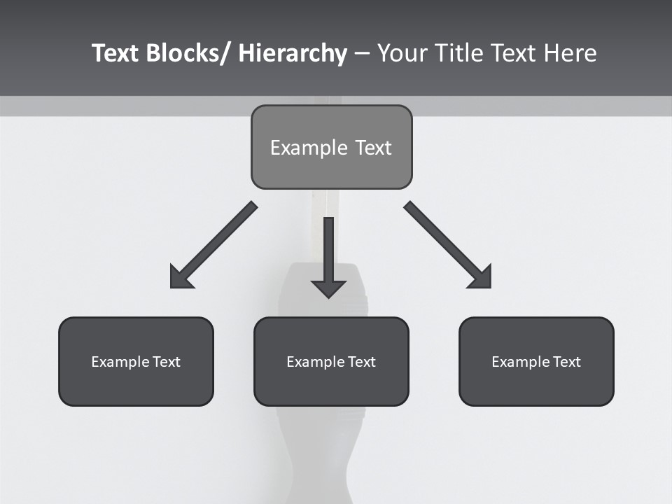 Caucasian Danger Sitting PowerPoint Template