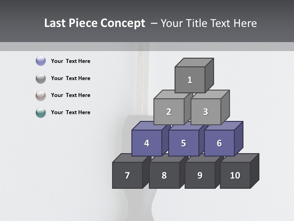 Caucasian Danger Sitting PowerPoint Template
