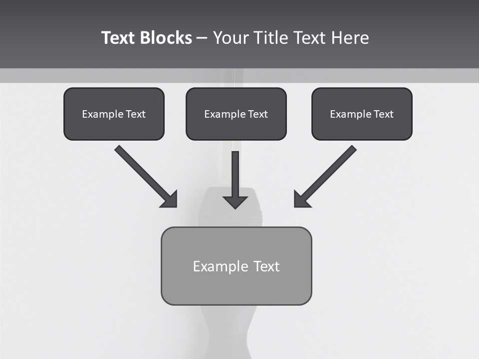 Caucasian Danger Sitting PowerPoint Template