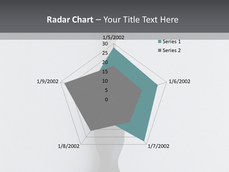 Caucasian Danger Sitting PowerPoint Template