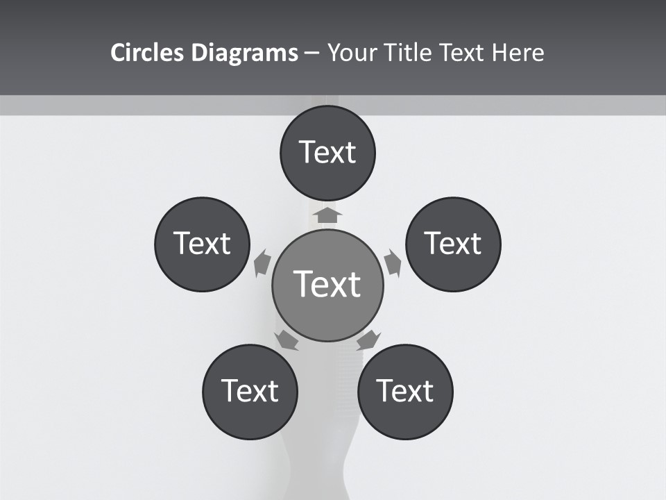 Caucasian Danger Sitting PowerPoint Template