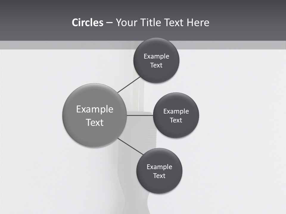 Caucasian Danger Sitting PowerPoint Template