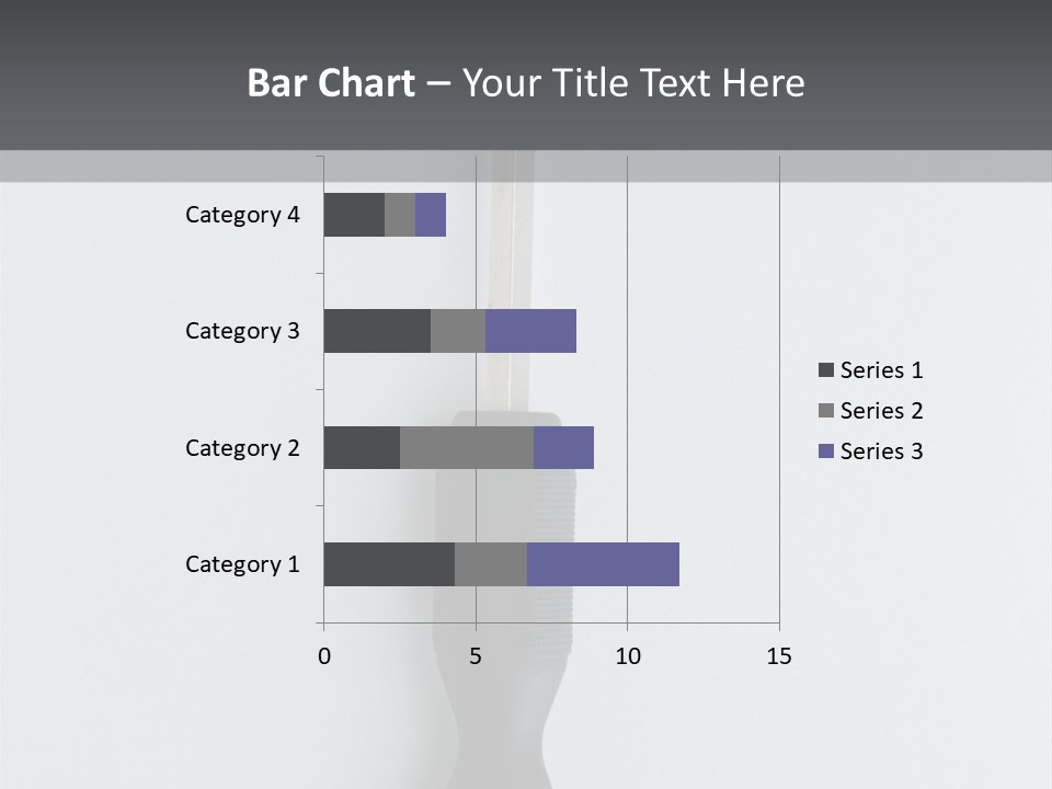 Caucasian Danger Sitting PowerPoint Template