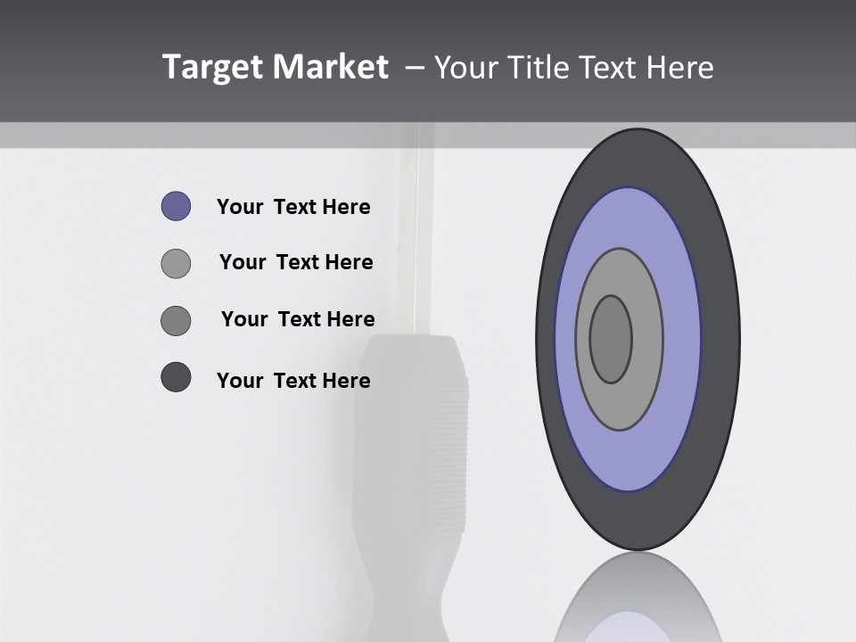 Caucasian Danger Sitting PowerPoint Template