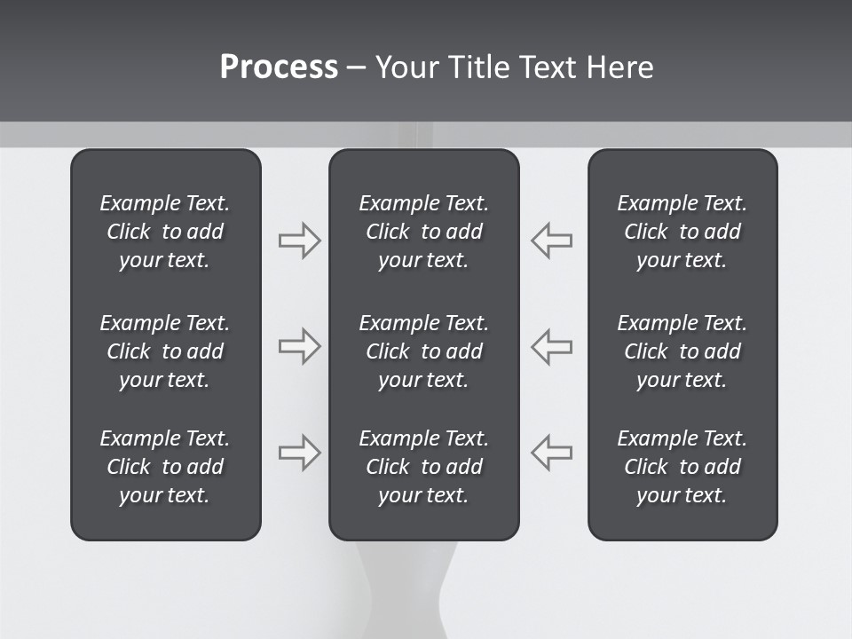 Caucasian Danger Sitting PowerPoint Template