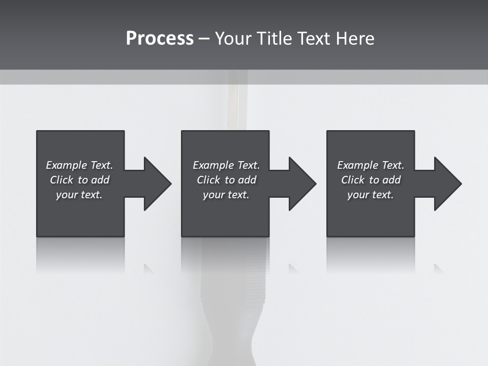 Caucasian Danger Sitting PowerPoint Template