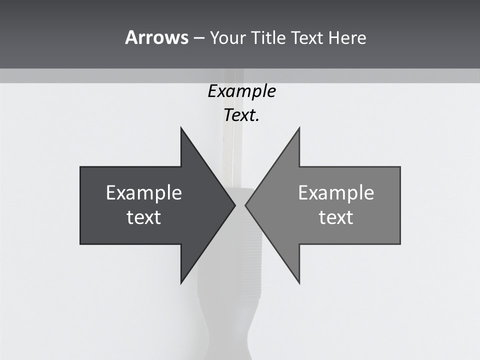 Caucasian Danger Sitting PowerPoint Template