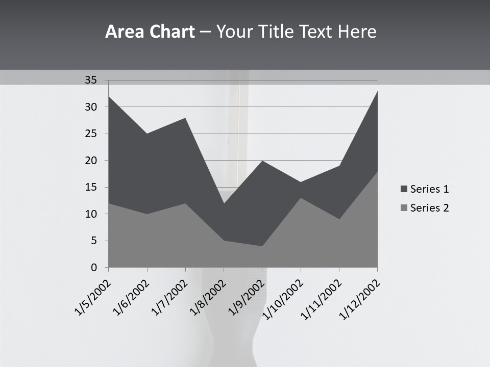Caucasian Danger Sitting PowerPoint Template