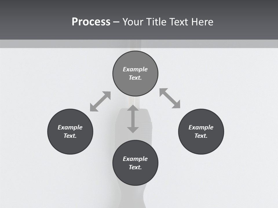 Caucasian Danger Sitting PowerPoint Template