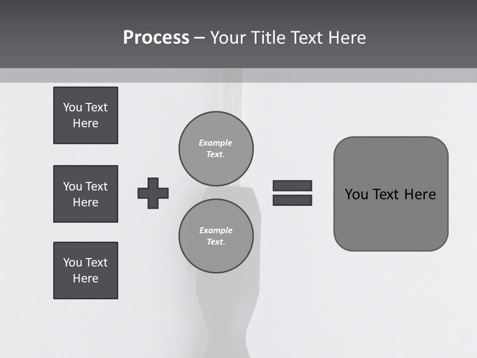 Caucasian Danger Sitting PowerPoint Template