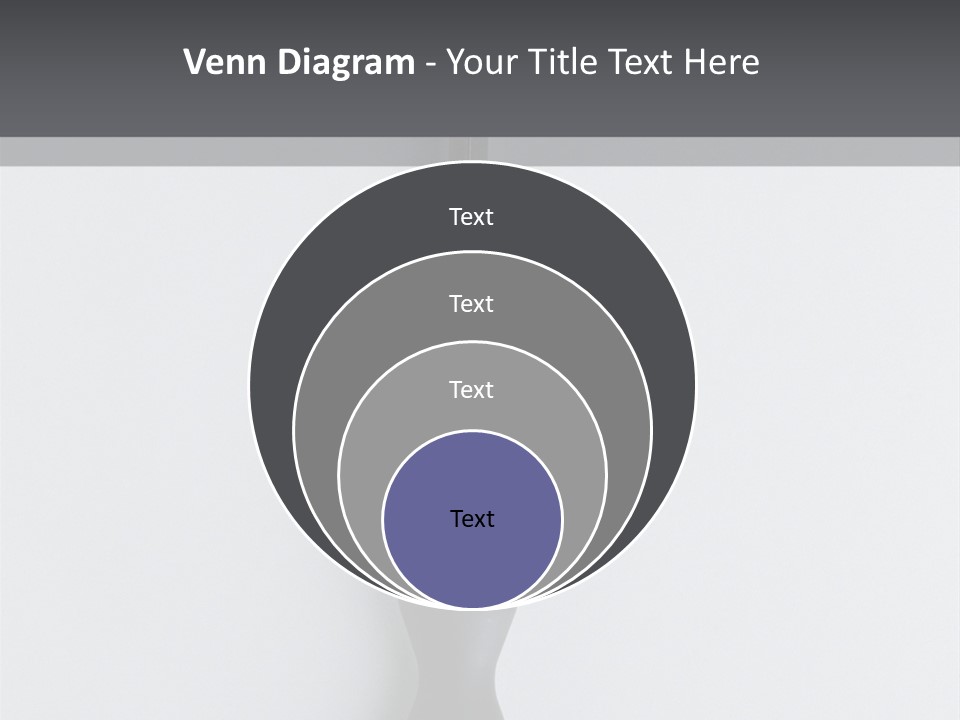 Caucasian Danger Sitting PowerPoint Template