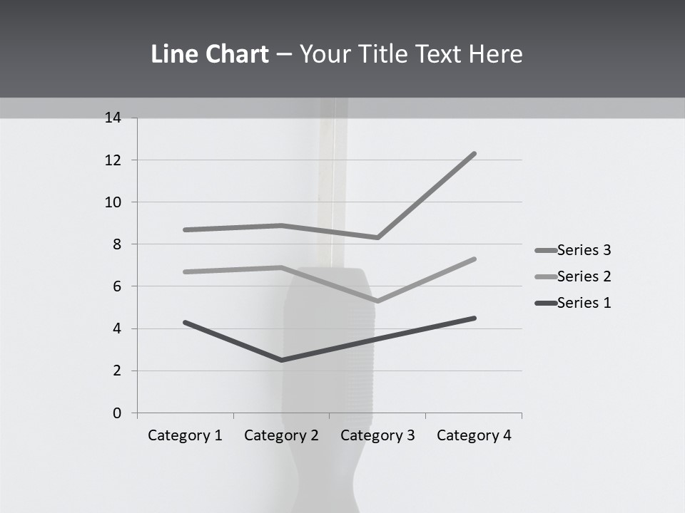 Caucasian Danger Sitting PowerPoint Template