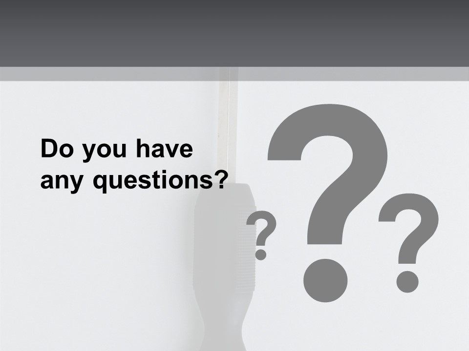 Caucasian Danger Sitting PowerPoint Template