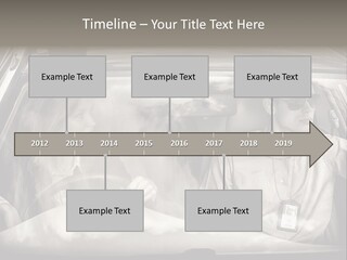 Caucasian Danger Sitting PowerPoint Template