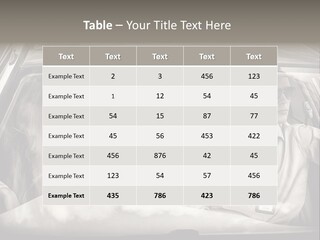 Caucasian Danger Sitting PowerPoint Template