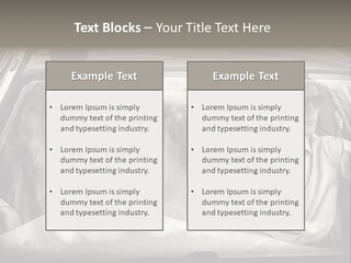 Caucasian Danger Sitting PowerPoint Template